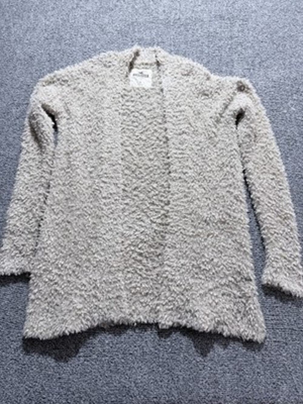 Hollister Cabincore, Y2K, Boho Chic,cozycore, Popcorn Texture Cardigan Sweater
